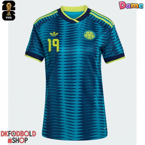 Colombia Jhon Lucumi #3 Udebanetrøje Dame VM 2026 Kort ærmer